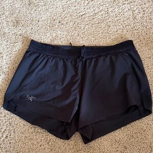 Arc'teryx Women's Black Lightweight Running Shorts